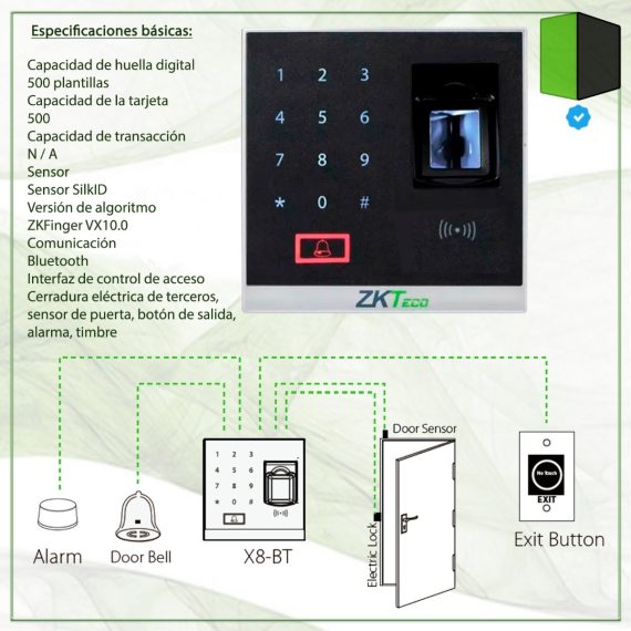 ZKTECO X8-BT-KIT