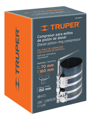 TRUPER COMPRESOR 70mm