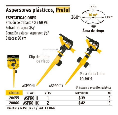 TRUPER ASPERSOR 19.5 cm