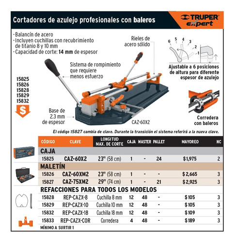 TRUPER REPUESTO 10 mm