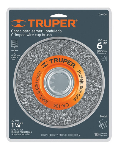 TRUPER ESCOBILLA 6"