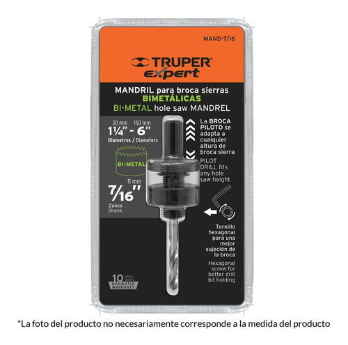 TRUPER EJE 3/8"