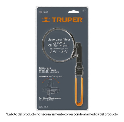 TRUPER LLAVE 3- 3/4"