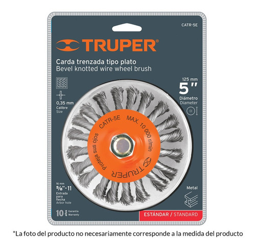 TRUPER ESCOBILLA 4″