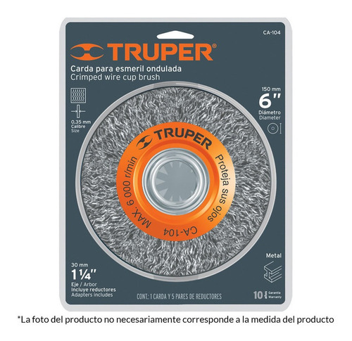 TRUPER ESCOBILLA 6"