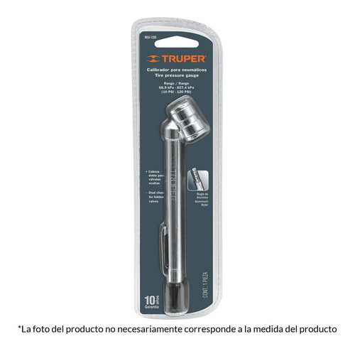 TRUPER MEDIDOR 10-160 PSI